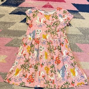 Mini Boden Cotton Unicorn Dress